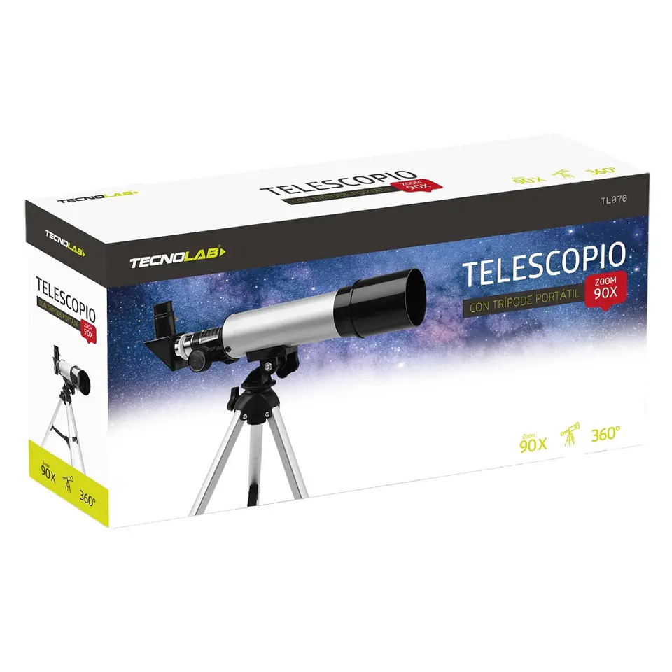 Telescopio Astronómico Monocular 90X HD Tecnolab TL-070 4