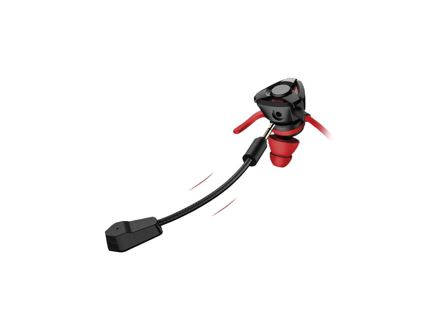 Audífonos Gamer ReptileX RX0032R Mic Desmontable Rojo 2