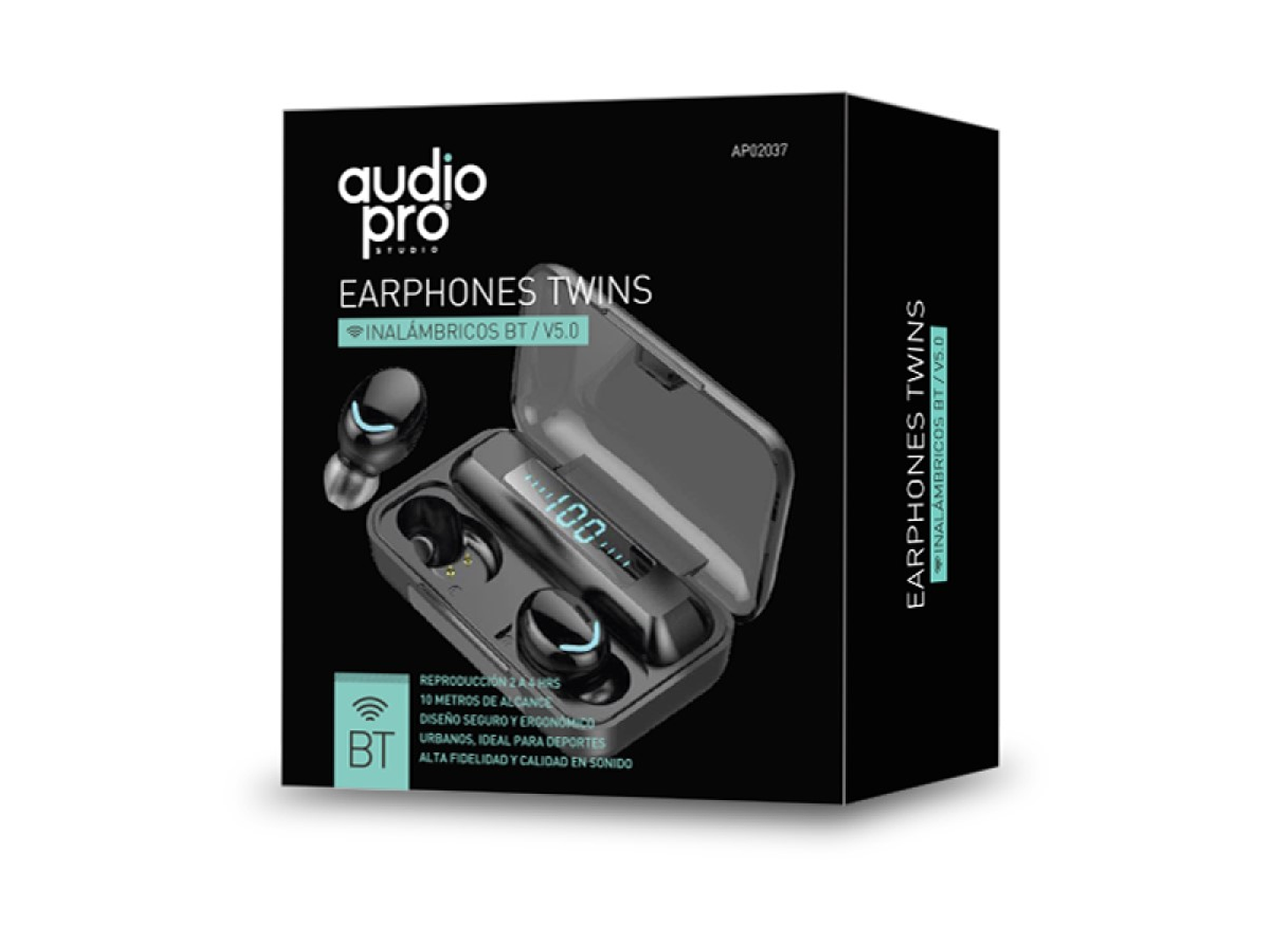 Audífonos Bt 5.0 Manos Libres Touch Audiopro AP02037BK 2