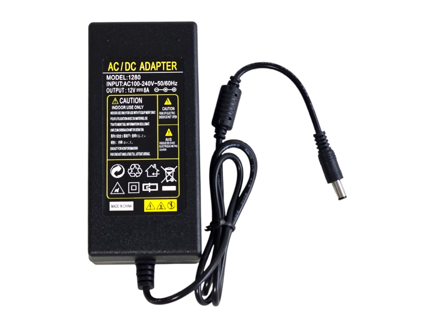 Fuente Poder Camara Seguridad 12v 8a Tecnolab TL222 8 Cables 4