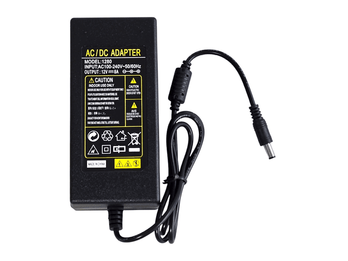 Fuente Poder Camara Seguridad 12v 8a Tecnolab TL222 8 Cables 4