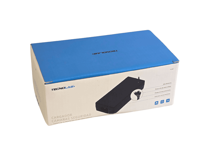 Fuente Poder Camara Seguridad 12v 8a Tecnolab TL222 8 Cables 5