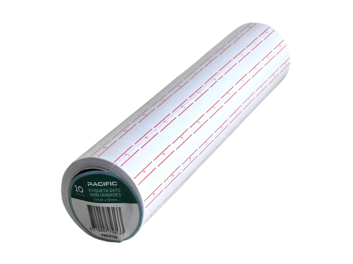 Pack 10 Rollo 3.000 Etiquetas Sato Standar Pacific Mx-5500 4