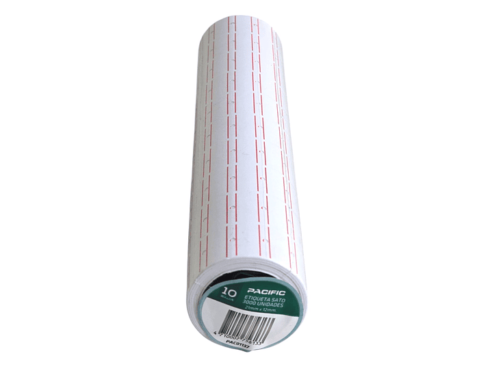 Pack 10 Rollo 3.000 Etiquetas Sato Standar Pacific Mx-5500 5