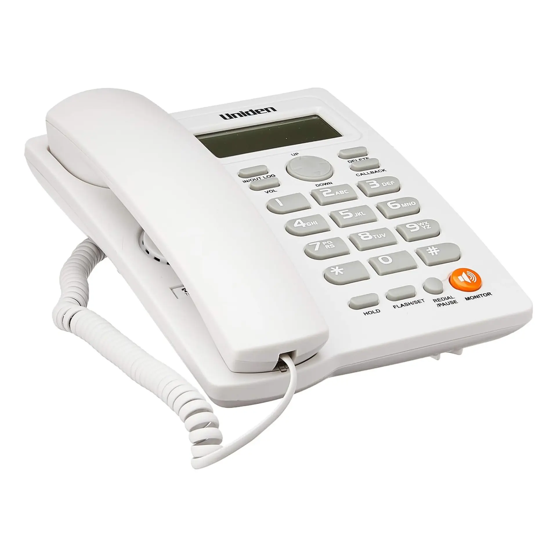 Teléfono Fijo Sobremesa Uniden AS7413 Blanco 4