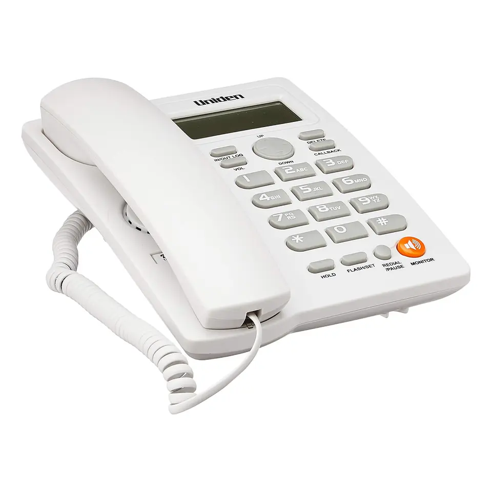 Teléfono Fijo Sobremesa Uniden AS7413 Blanco 4