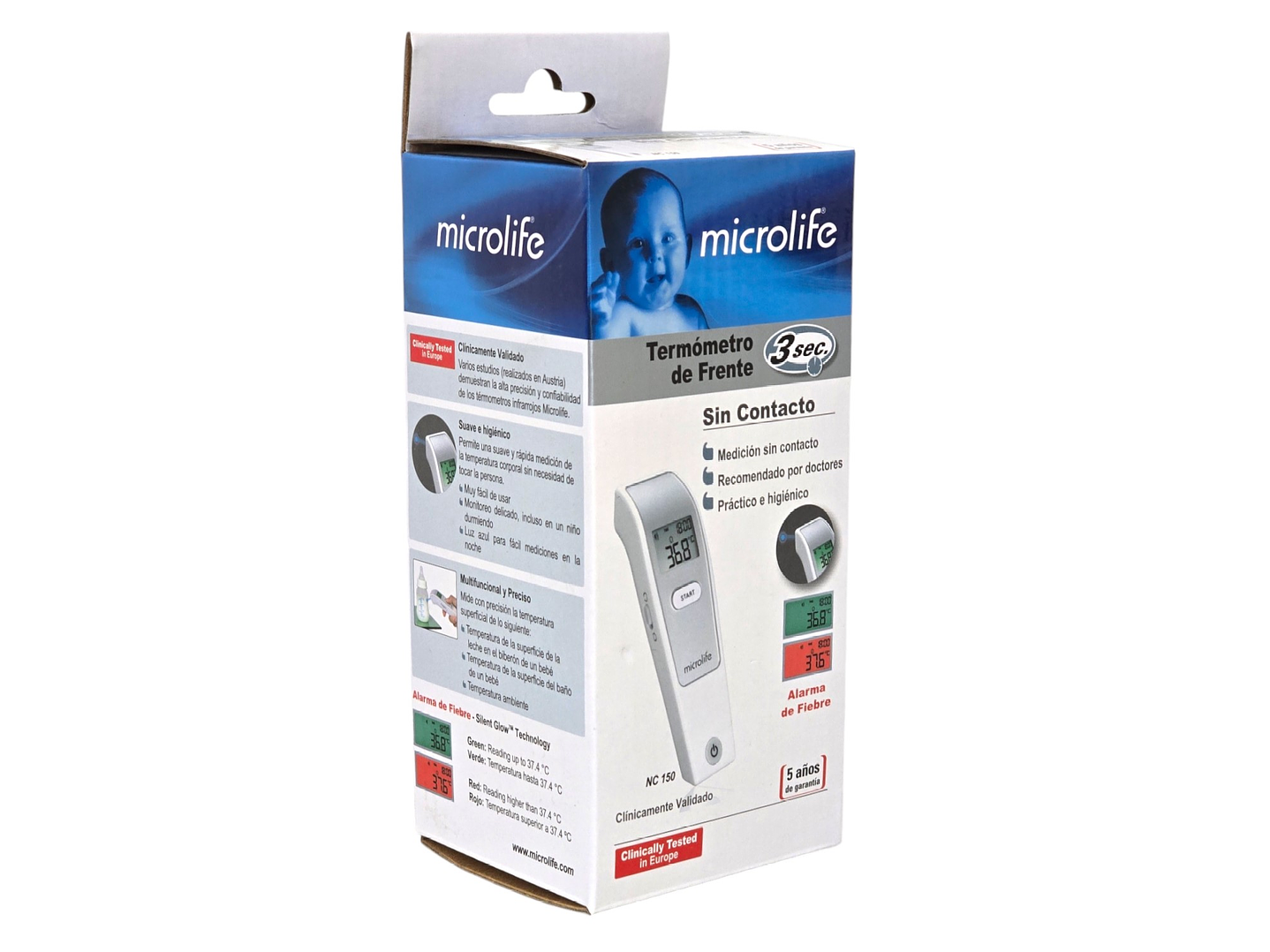 Termómetro Infantil Sin Contacto Microlife NC150 5