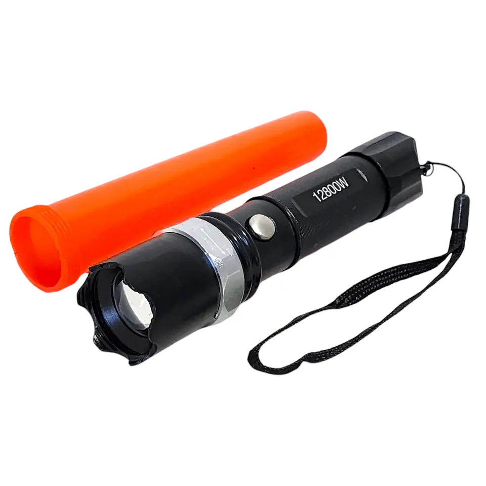 Linterna Led Cree Multi-funcion Tactica Swat Zoom 1