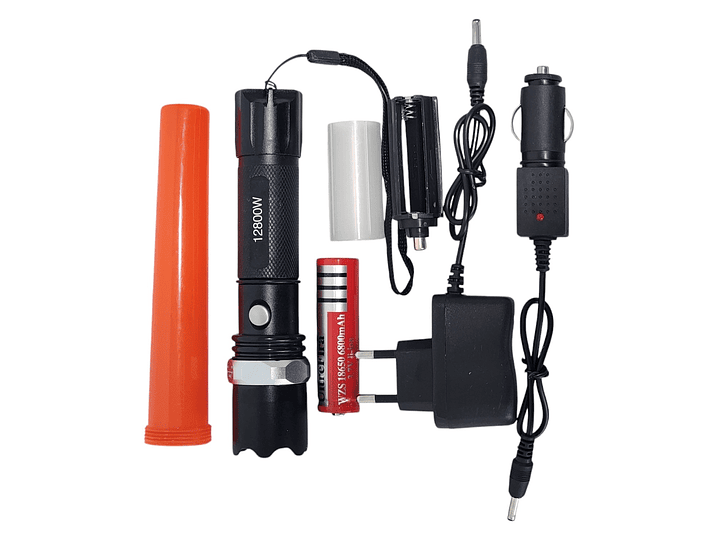 Linterna Led Cree Multi-funcion Tactica Swat Zoom 3