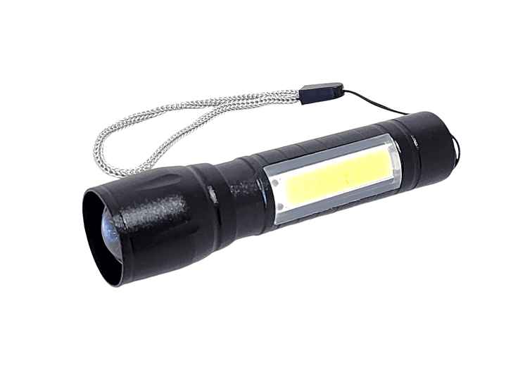 Linterna Led Recargable  Zoom COB + XPE PM401 1