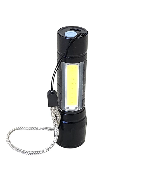 Linterna Led Recargable  Zoom COB + XPE PM401