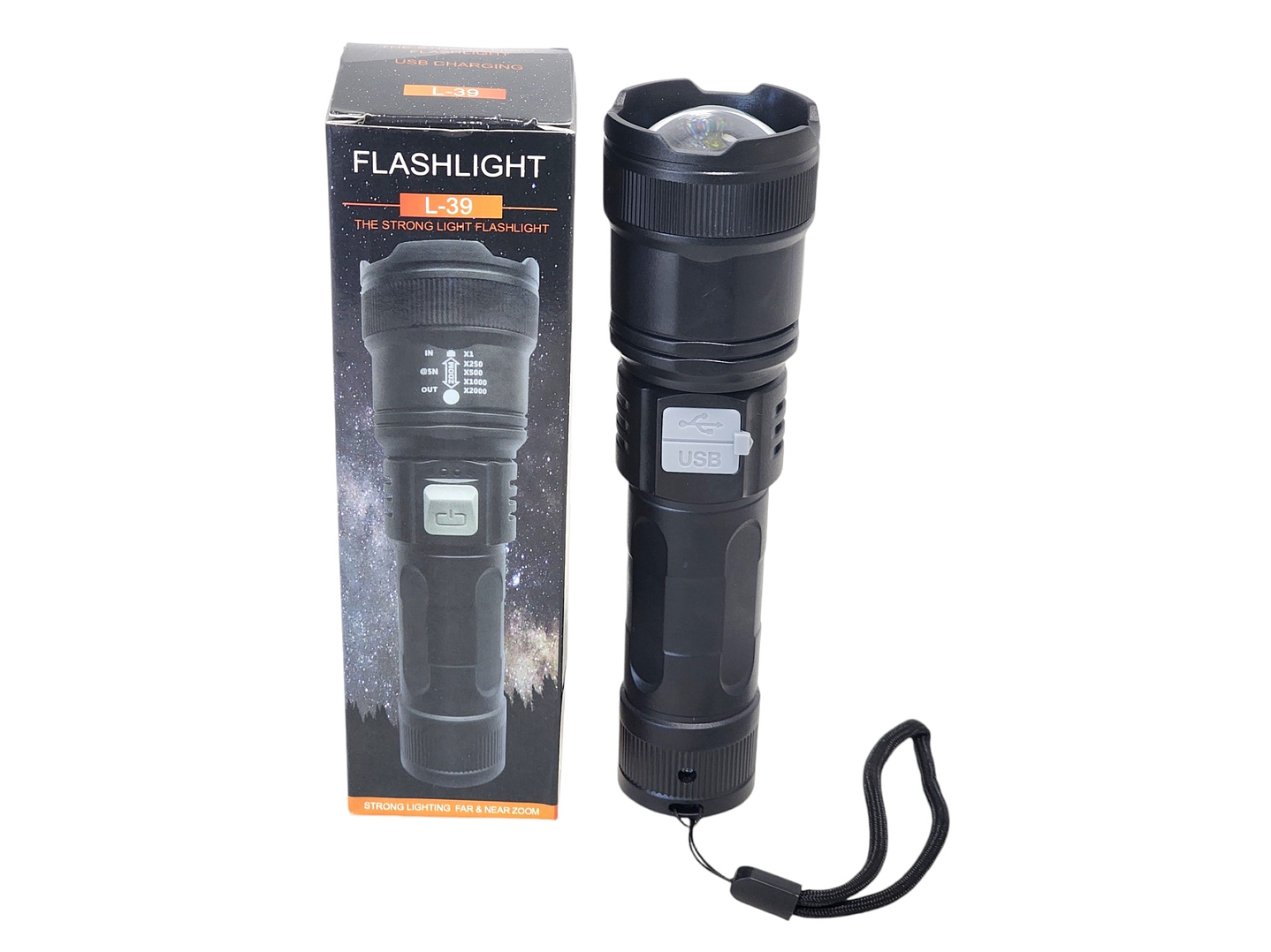 Linterna de Mano Led Con Zoom L-39 4