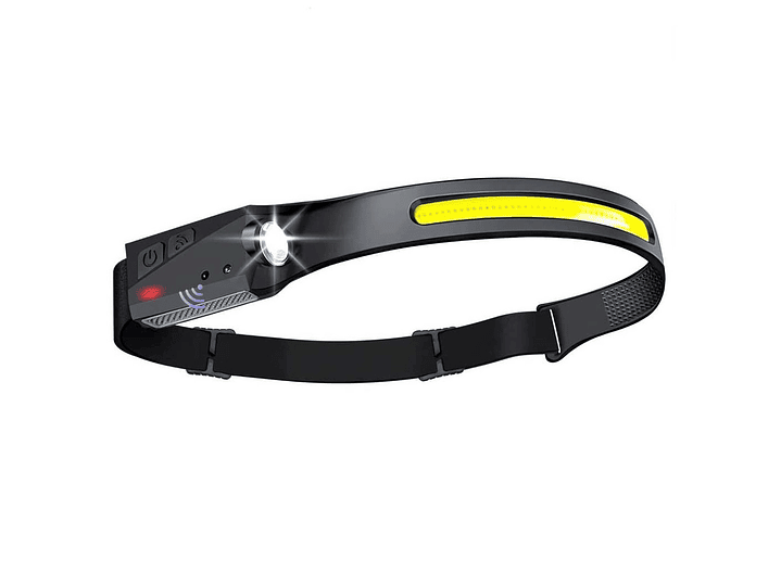 Linterna Cintillo Banda LED COB+XPE Recargable con Sensor YT200 1