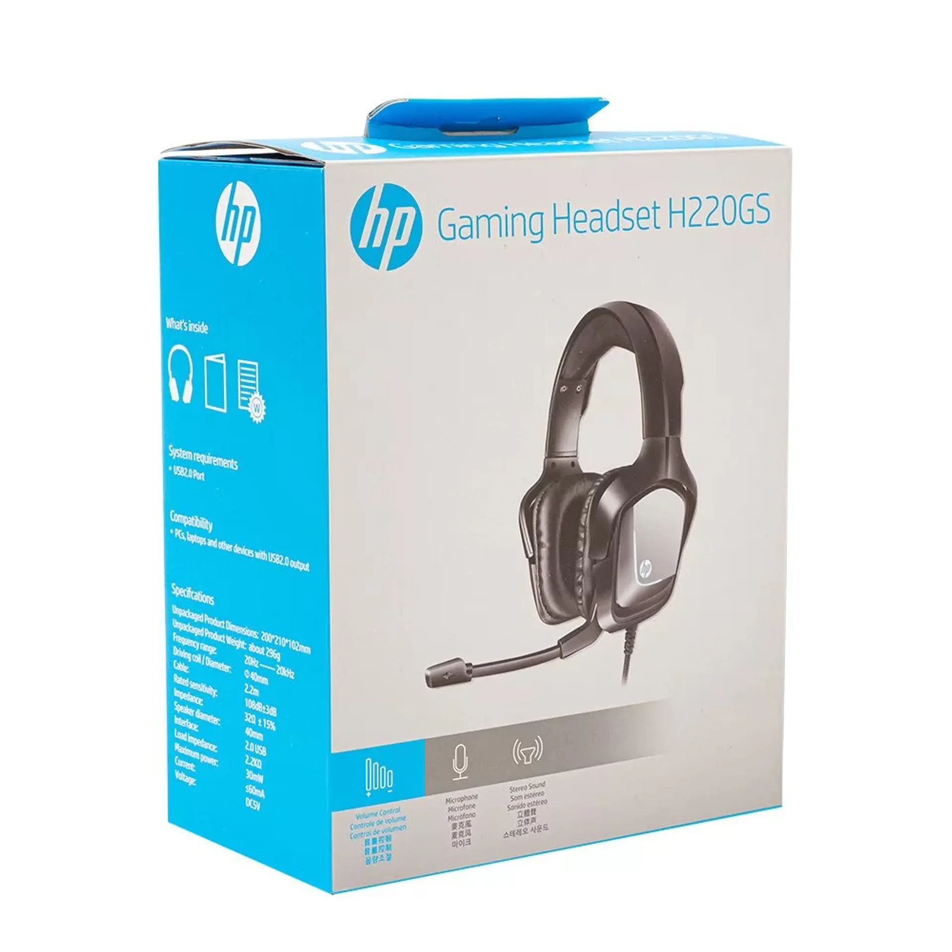 Audífonos Gamer Hp Audio Usb H220gs Sonido 7.1 4