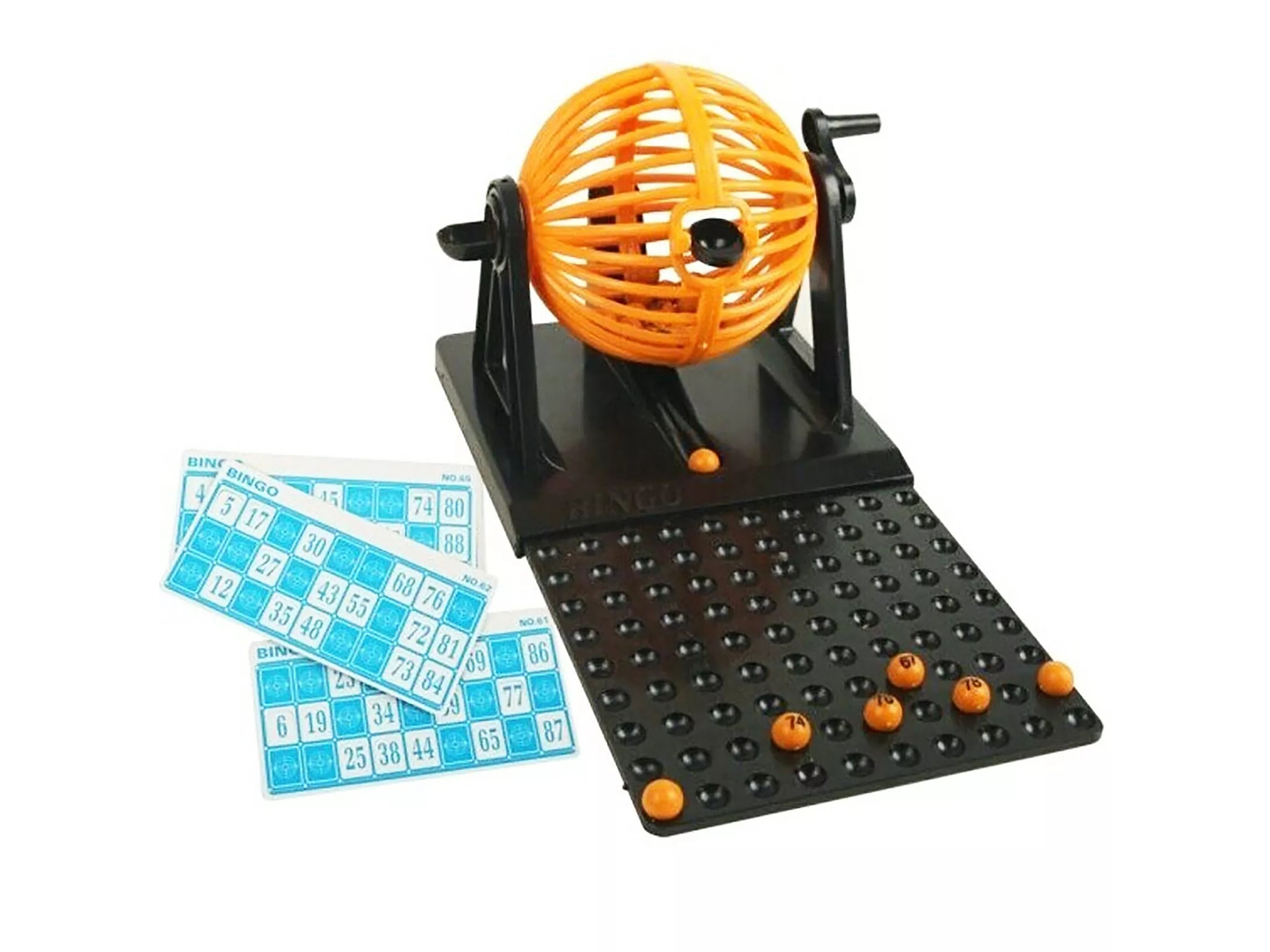 Juego Set Mini Bingo Tómbola 90 Números y 12 Cartones 3