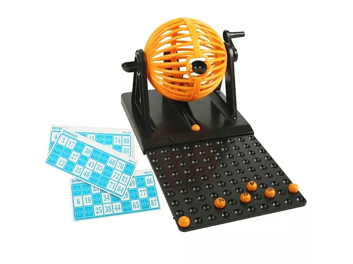 Juego Set Mini Bingo Tómbola 90 Números y 12 Cartones 3