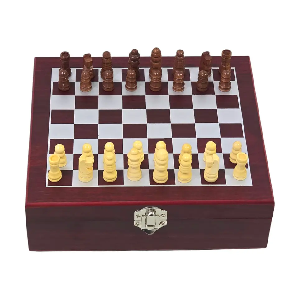Set Juego de Ajedrez Con Petaca 8oz y Accesorios 3