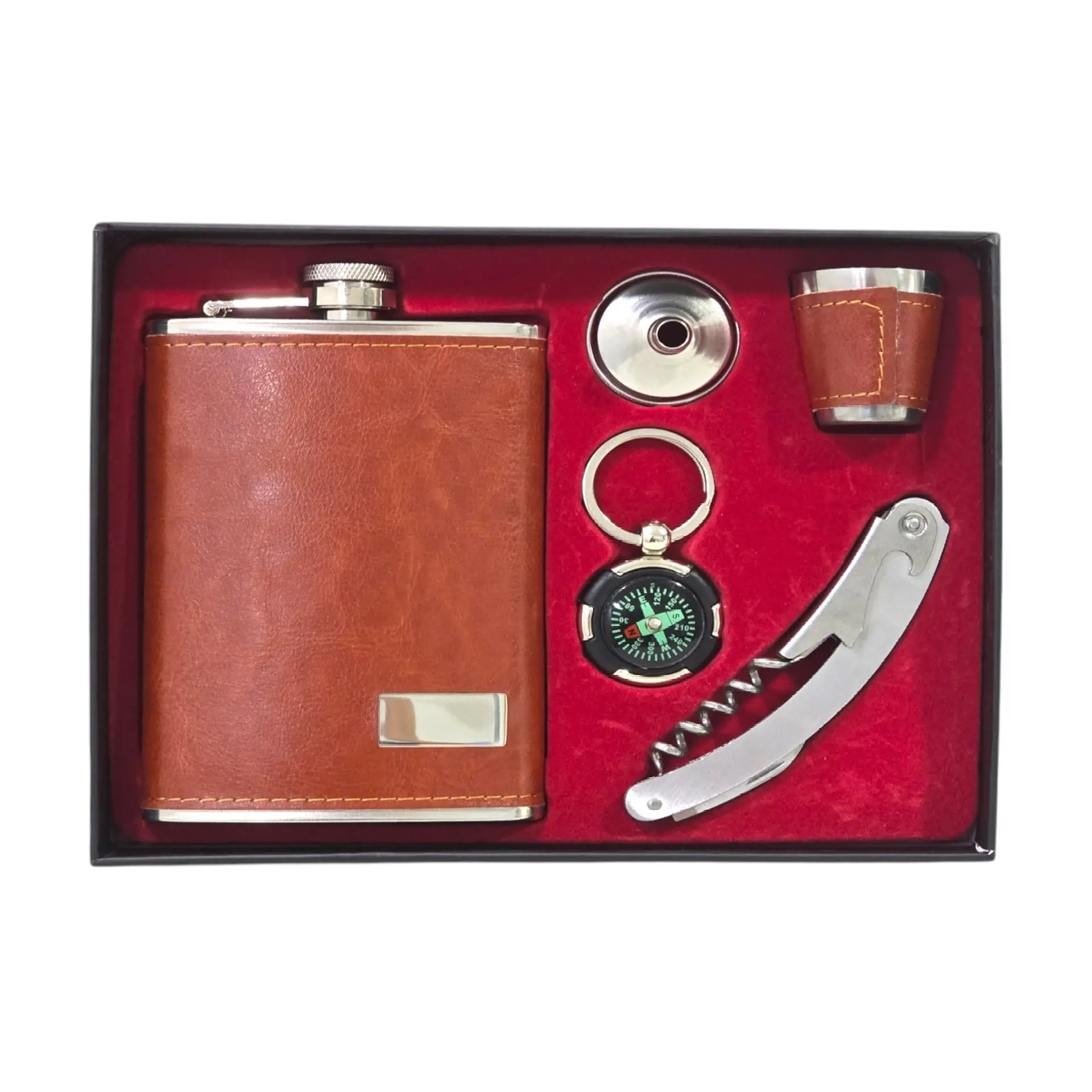 Set Petaca Licores 9oz Vaso Shot 5 accesorios 7