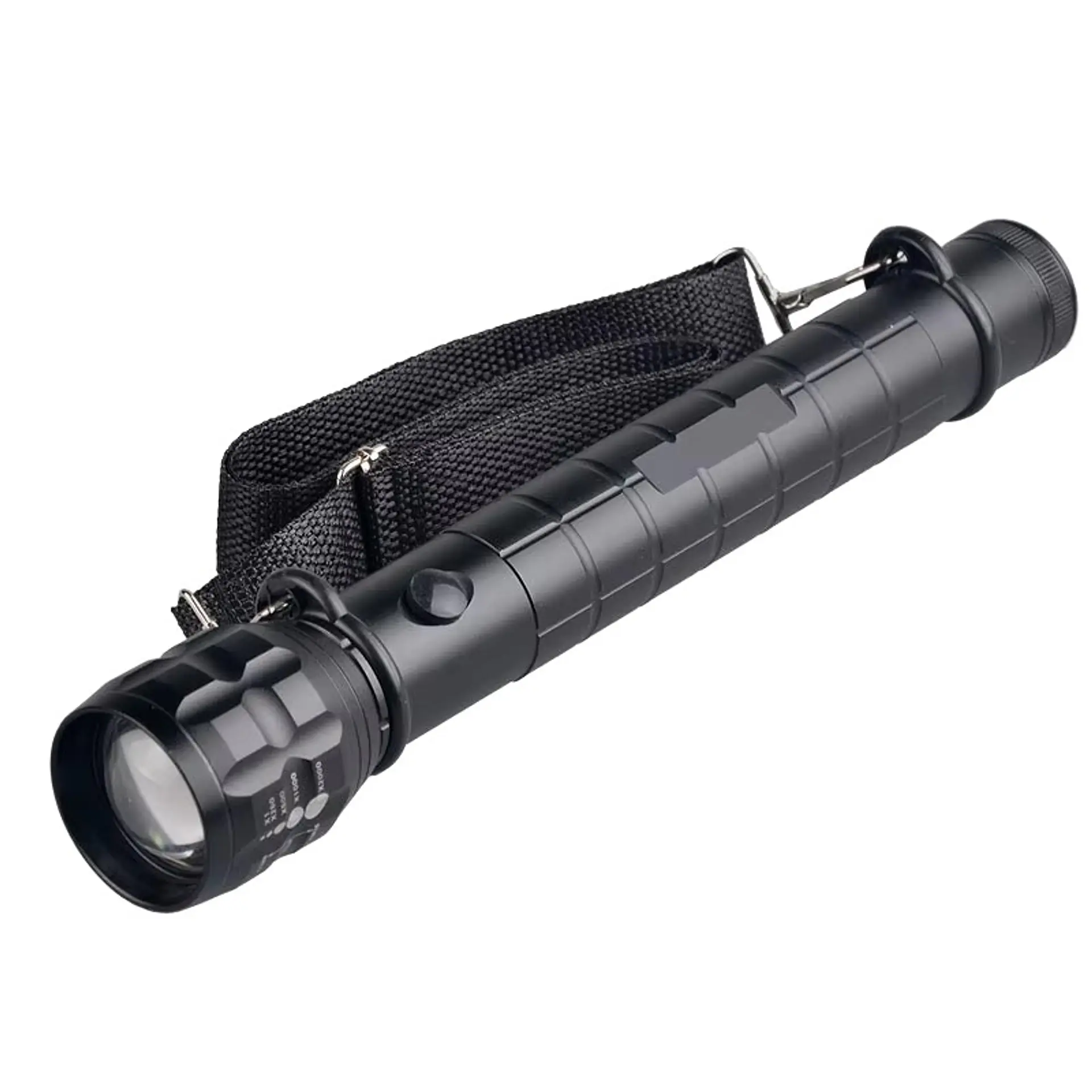Linterna Táctica Led Aluminio 30cm a Pilas GK8033 1