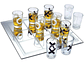 Juego de Shot Gato Tik Tac Toe 9 vasos Chupito - Miniatura 1