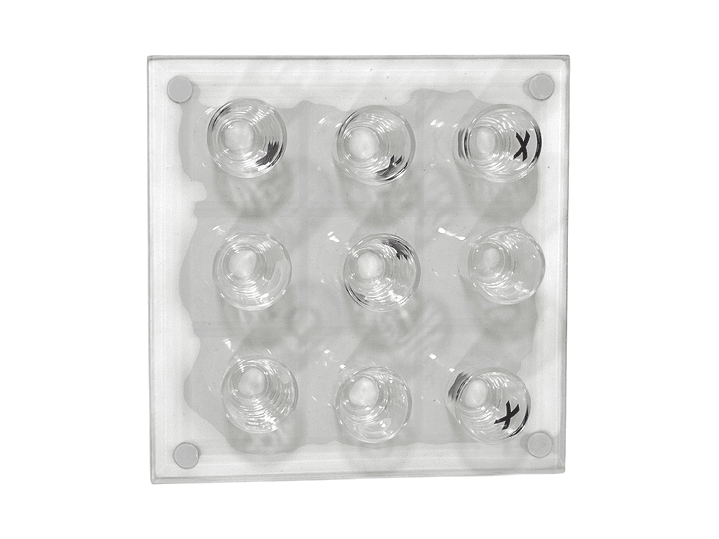 Juego de Shot Gato Tik Tac Toe 9 vasos Chupito 4