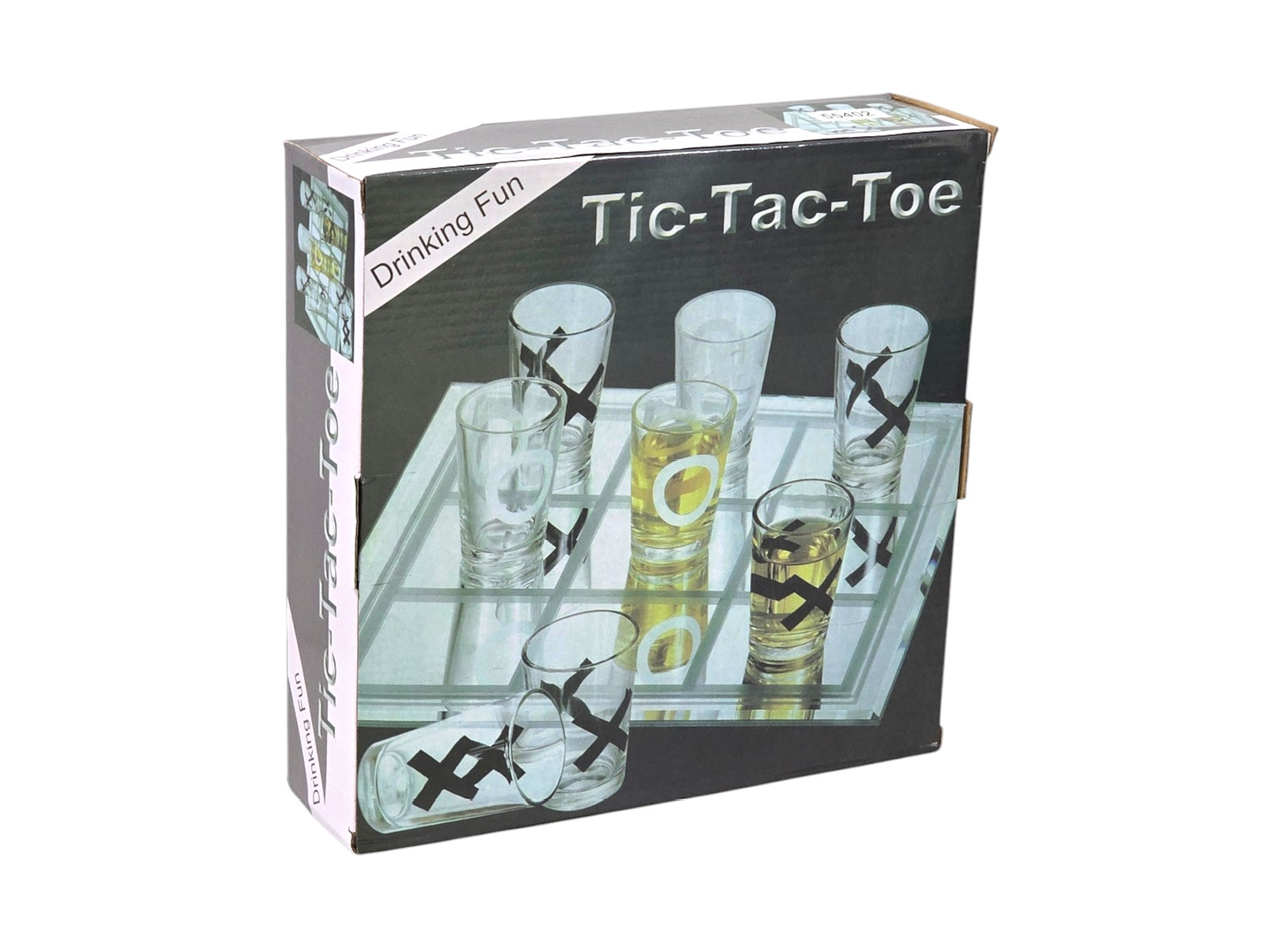 Juego de Shot Gato Tik Tac Toe 9 vasos Chupito 6