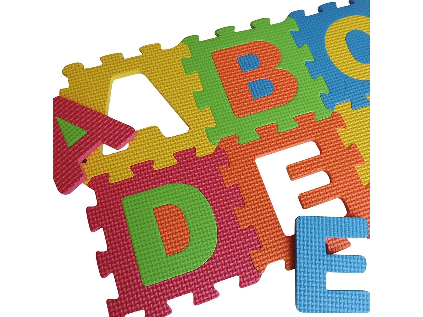 Alfombra Puzzle De Goma Eva Letras 10 Piezas Multicolor 2