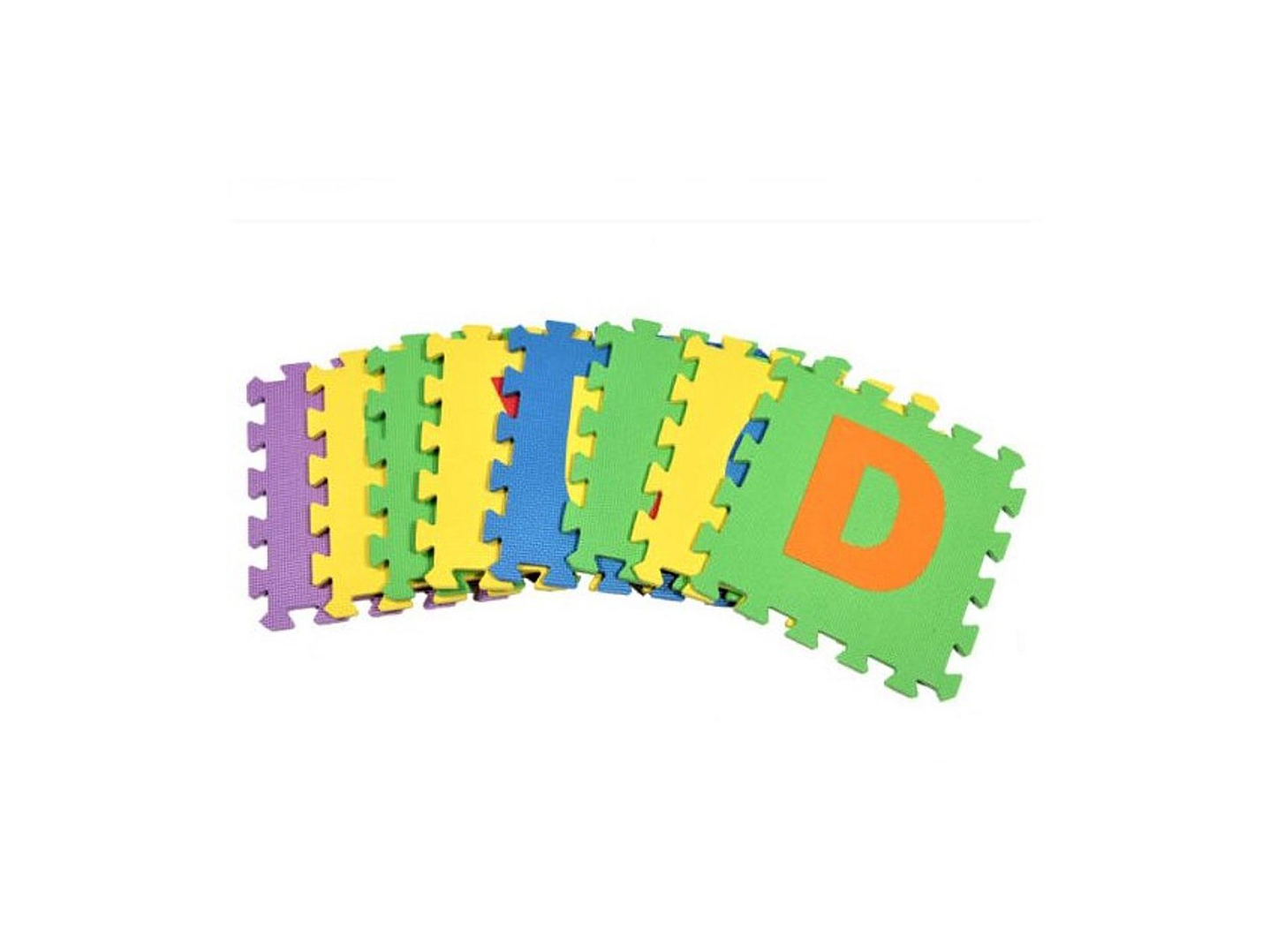 Alfombra Puzzle De Goma Eva Letras 10 Piezas Multicolor 4
