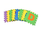 Alfombra Puzzle De Goma Eva Letras 10 Piezas Multicolor - Miniatura 4