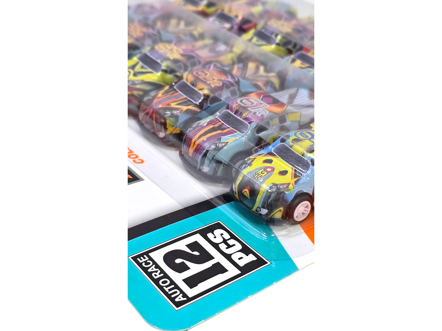 Set 12 autitos Multicolor Auto Race 4