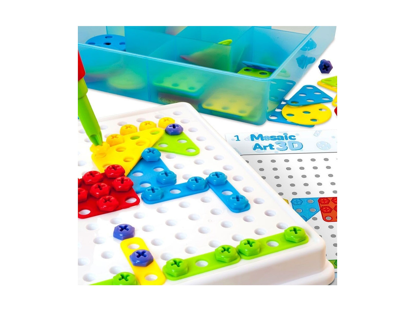 Set Rompecabeza Creativo Tornillos Mosaico 310 pcs 2