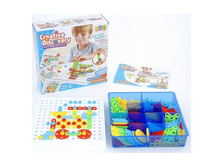 Set Rompecabeza Creativo Tornillos Mosaico 310 pcs 4