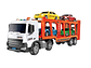 Juguete Camión de Remolque Con Luz y Sonido Con 4 Autos - Miniatura 1