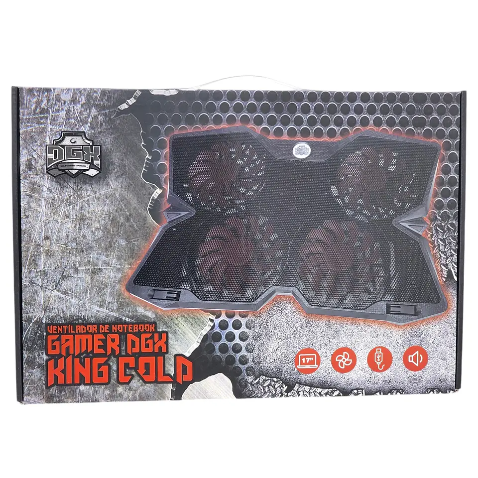 Ventilador para Notebook Gamer DGX King Cold 340010 2