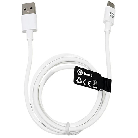 Cable HP USB Tipo-C 1Mt Blanco DHC-TC100-1M