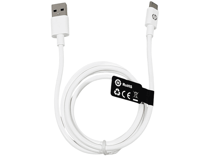Cable HP USB Tipo-C 1Mt Blanco DHC-TC100-1M 2