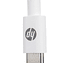 Cable HP USB Tipo-C 1Mt Blanco DHC-TC100-1M - Miniatura 3