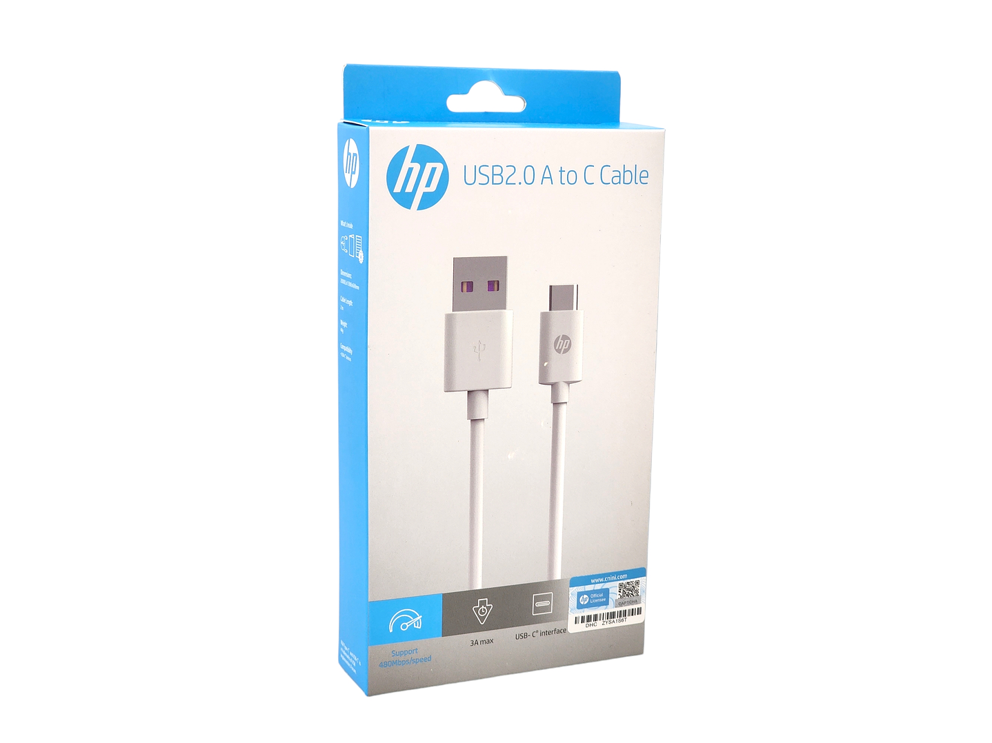 Cable HP USB Tipo-C 1Mt Blanco DHC-TC100-1M 4