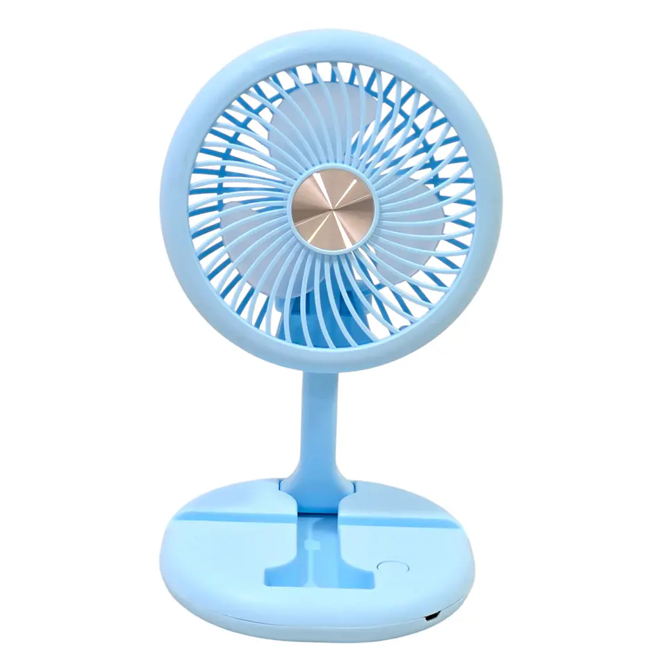 Mini Ventilador Mesa Portátil Recargable Tecnolab TL670BL 1