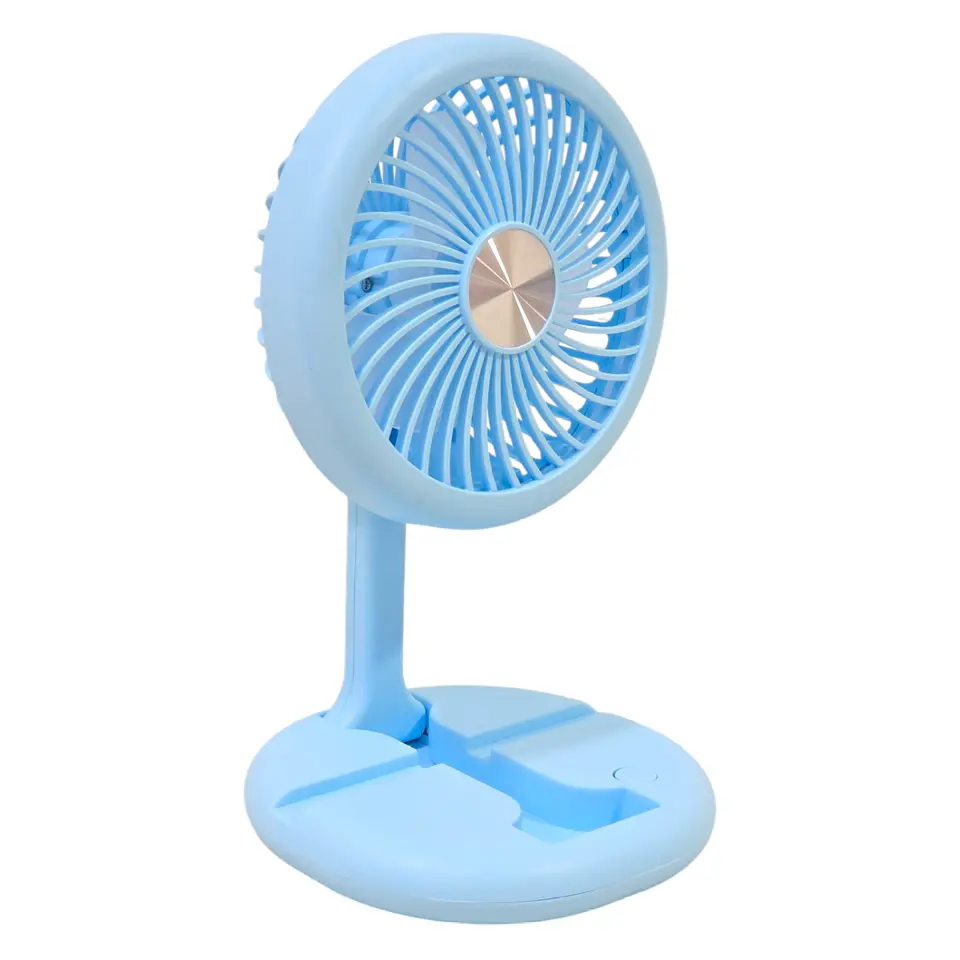 Mini Ventilador Mesa Portátil Recargable Tecnolab TL670BL 2
