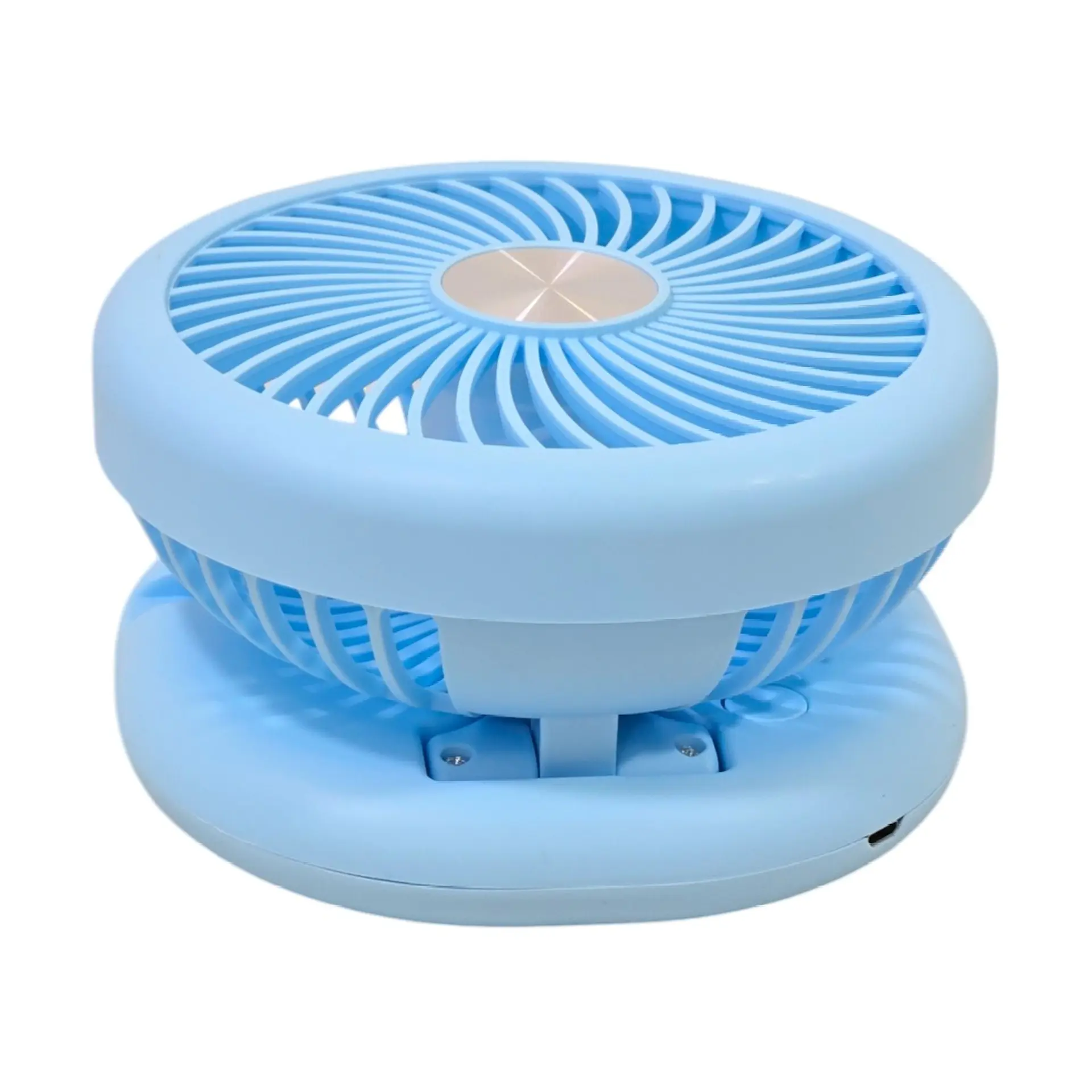 Mini Ventilador Mesa Portátil Recargable Tecnolab TL670BL 4