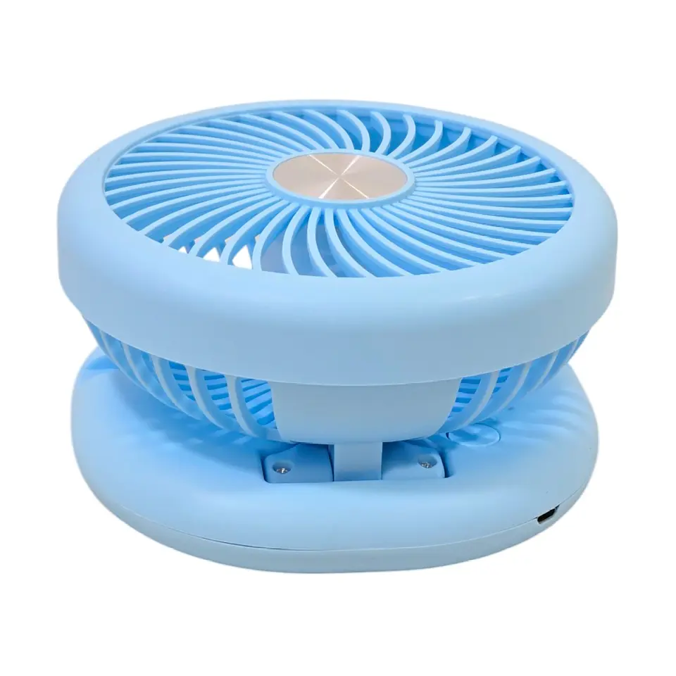 Mini Ventilador Mesa Portátil Recargable Tecnolab TL670BL 4
