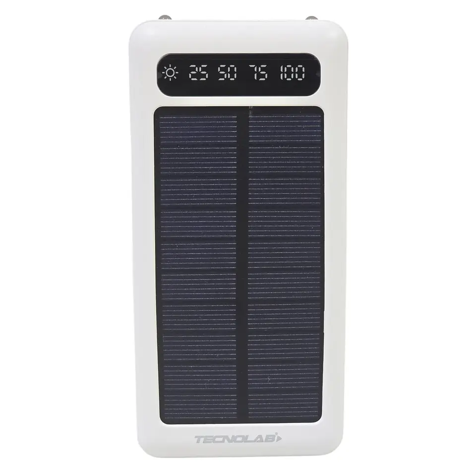 Batería Portátil Solar Power Bank 10.000 Mha Tecnolab TL570W 2