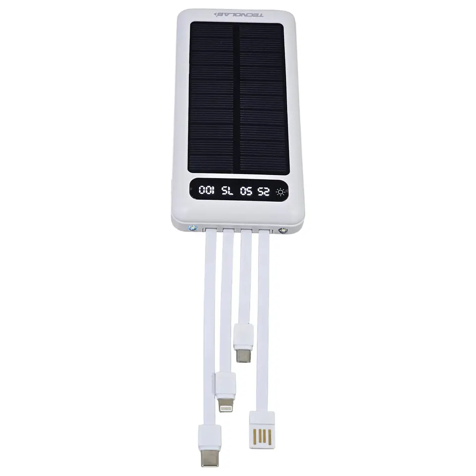 Batería Portátil Solar Power Bank 10.000 Mha Tecnolab TL570W 6