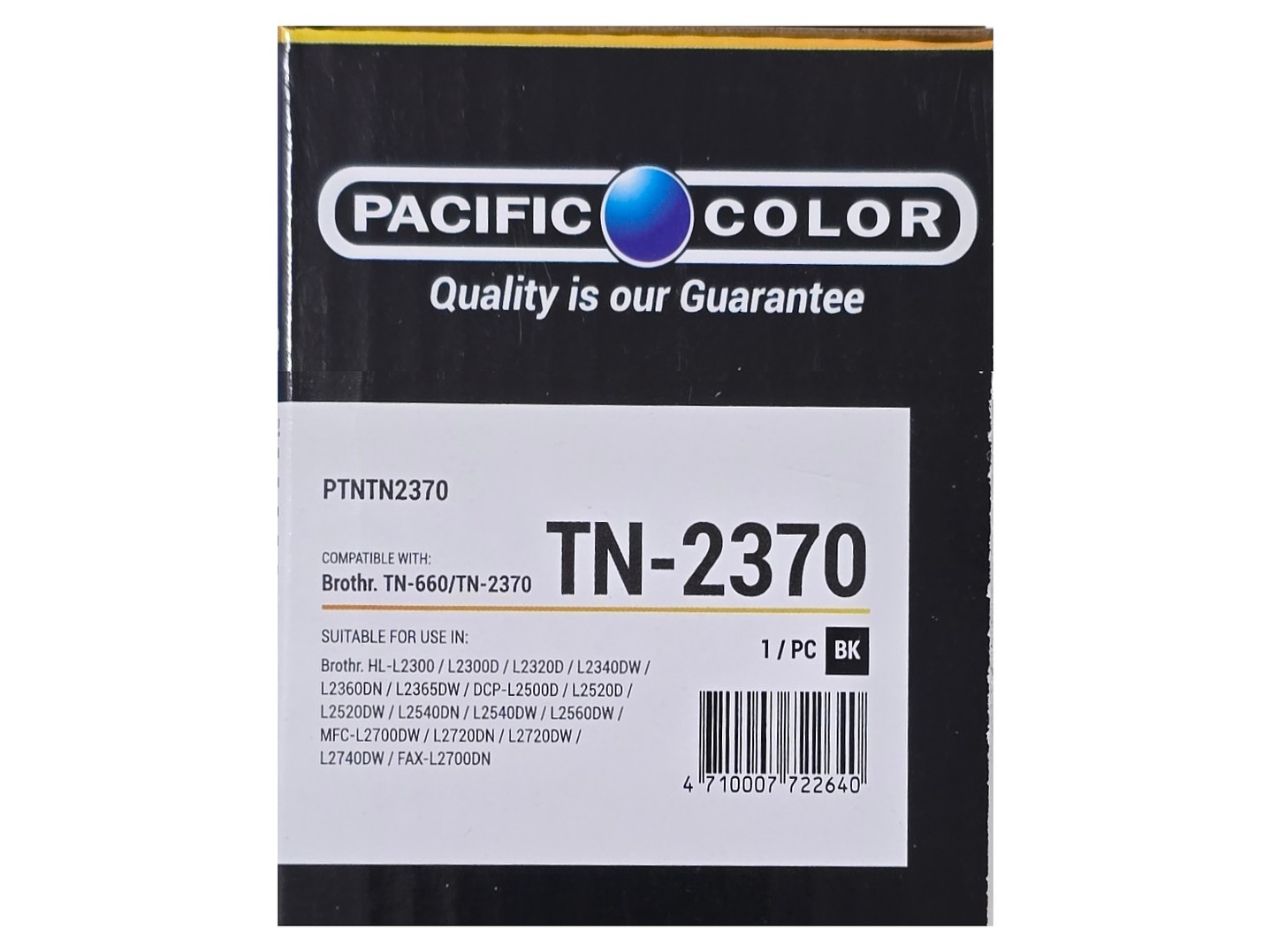 Toner Alternativo Pacific Color Para TN2370 TN660 2