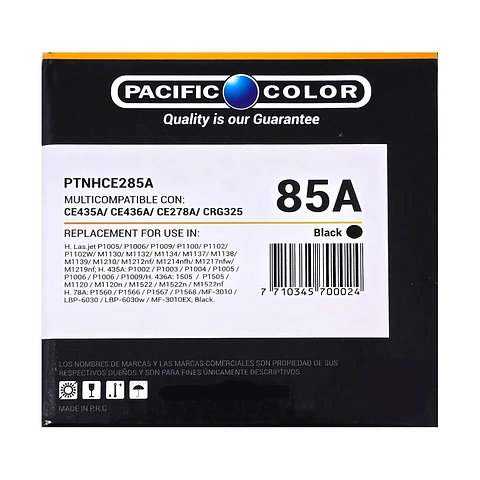 Toner Alternativo Pacific Color 85A CA285A CE435A CE436A CE278A CRF325
