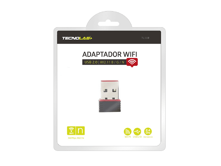 Adaptador Wifi Usb 2.0 150mbps Tecnolab TL118 3