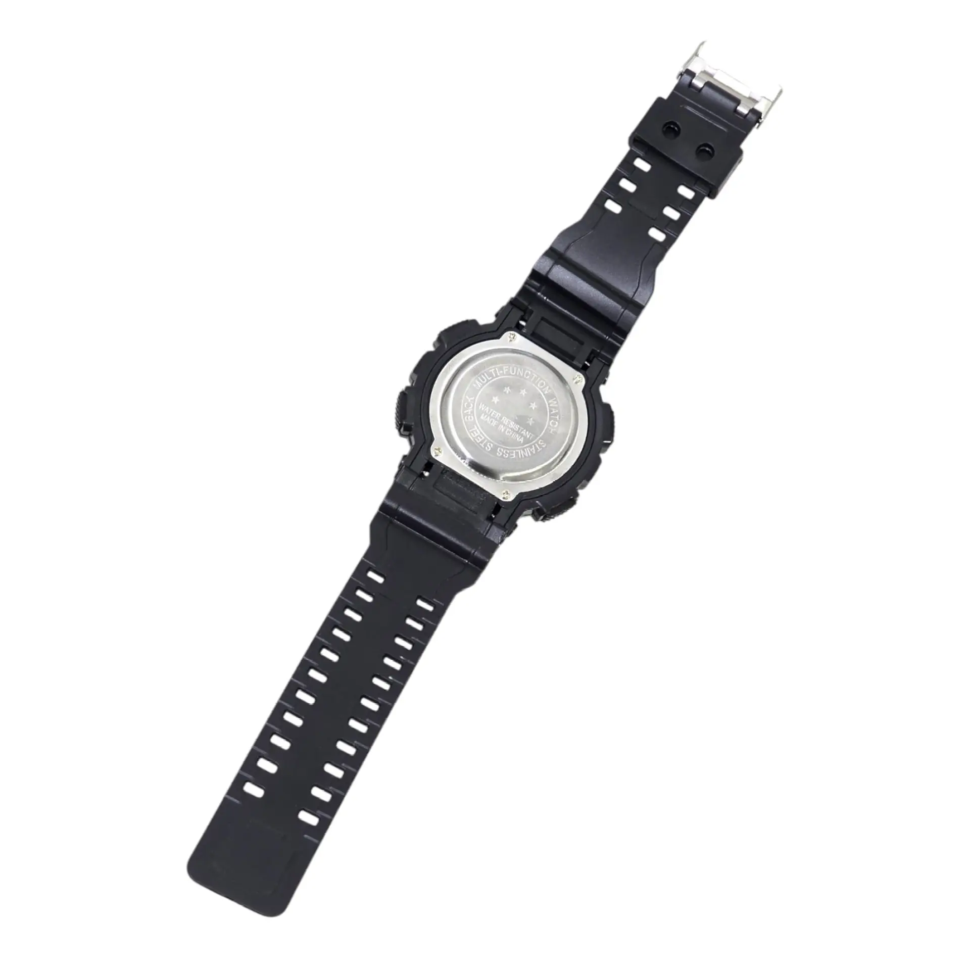 Reloj Deportivo Digital Negro Basic Alarma Cronometro 4