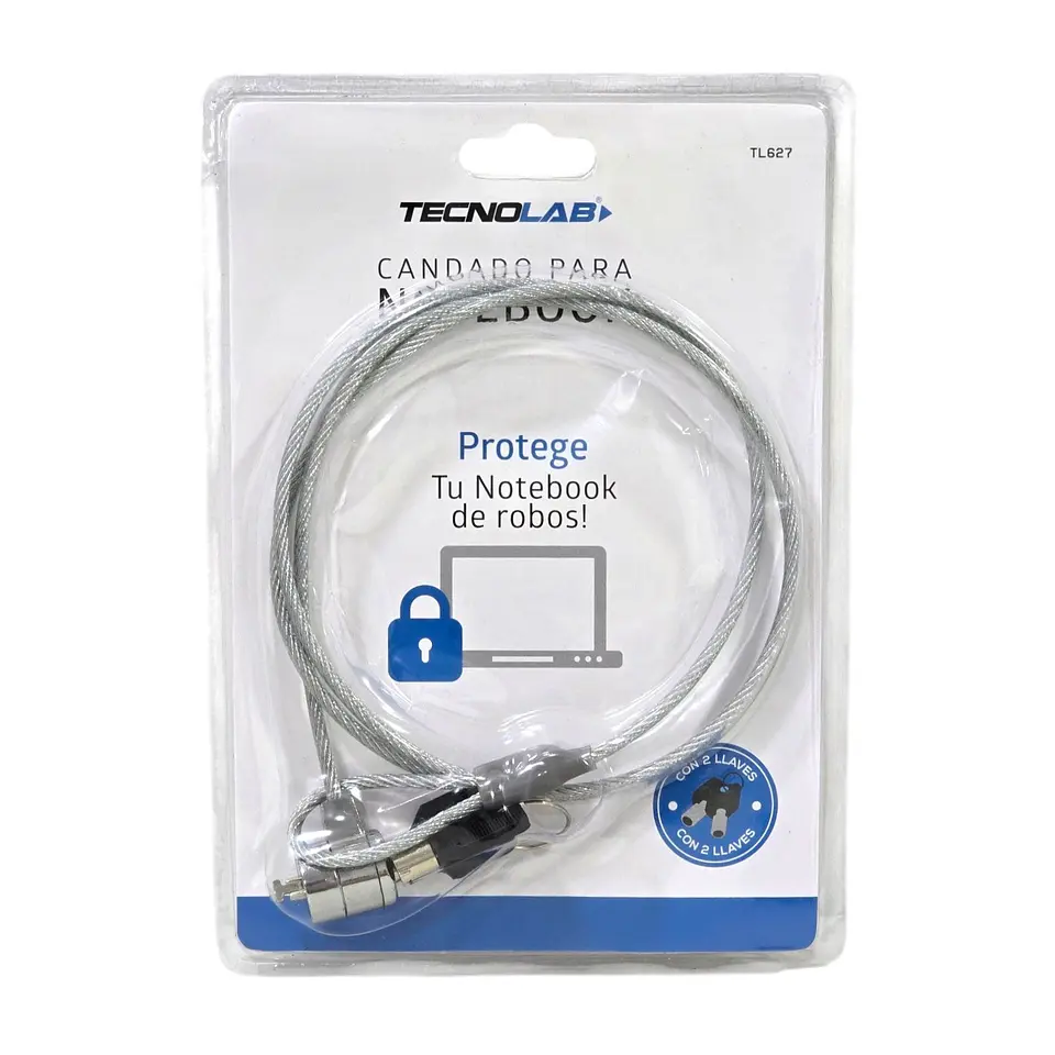 Candado Seguridad Notebook Tecnolab Con Llave TL627 1