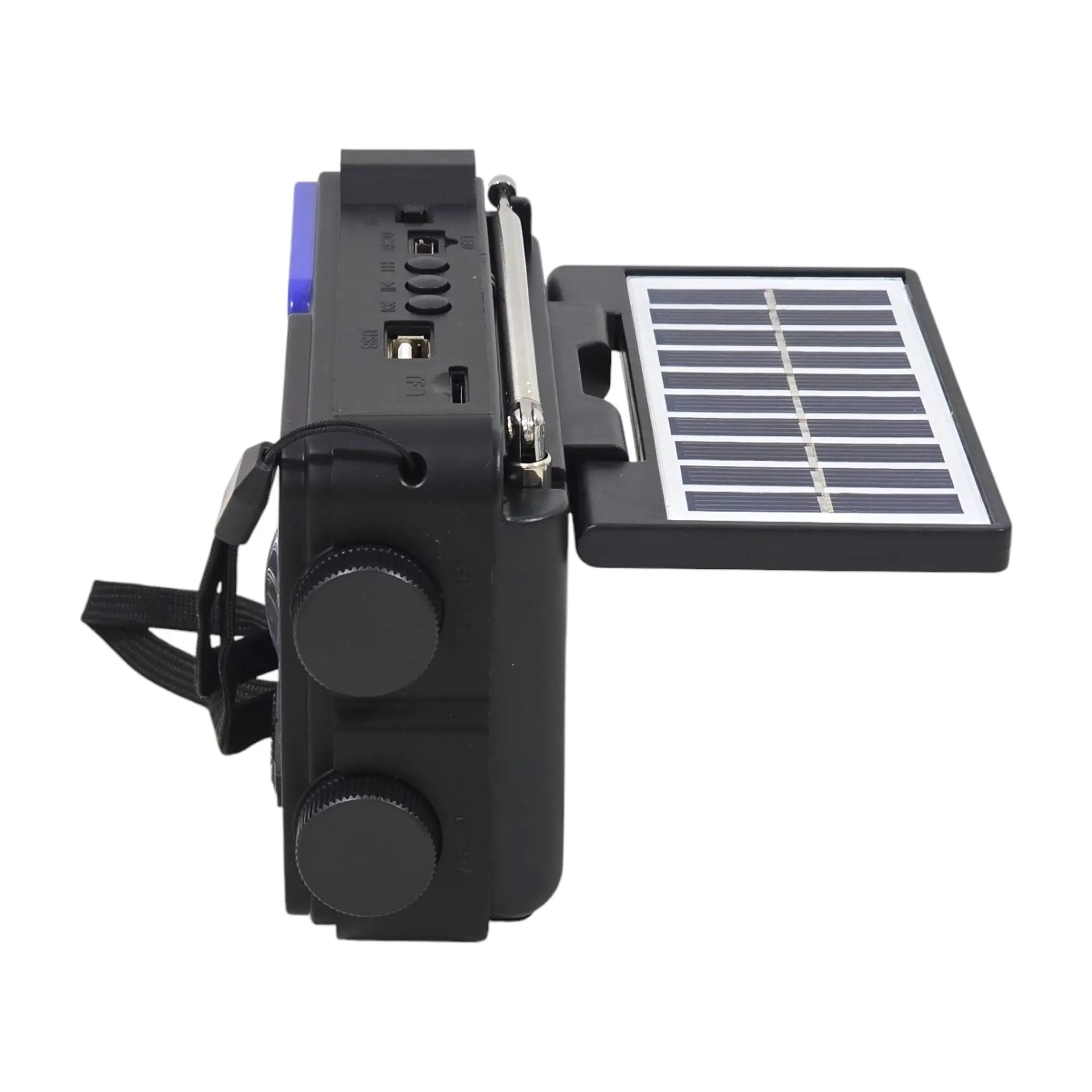 Mini Radio Solar Recargable Tecnolab TL653 USB/SD 8 Bandas 4